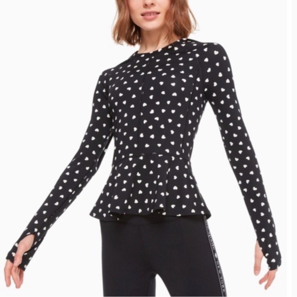 Kate Spade Hearts Active Top